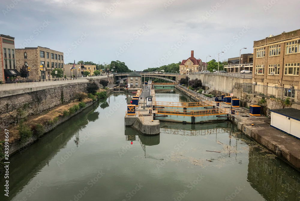 Erie Canal Locks in Lockport, NY