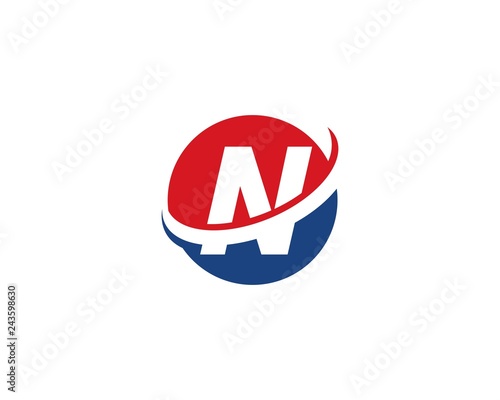 Free Download N Letter Logo - GFXLoad