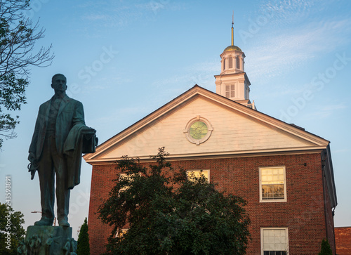 Canvas Print Auburn City in Upstate New York.
