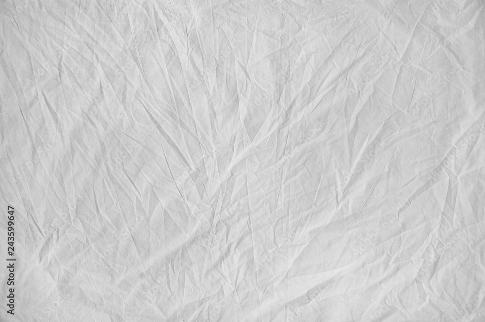 White Wrinkle Fabric Texture background White Wrinkle Fabric Texture background