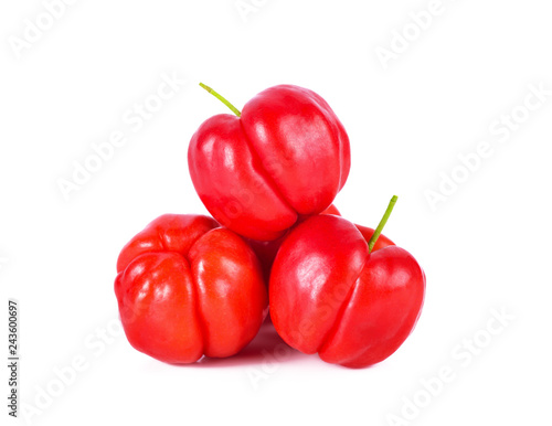 Barbados cherry, Malpighia emarginata, from central of Thailand