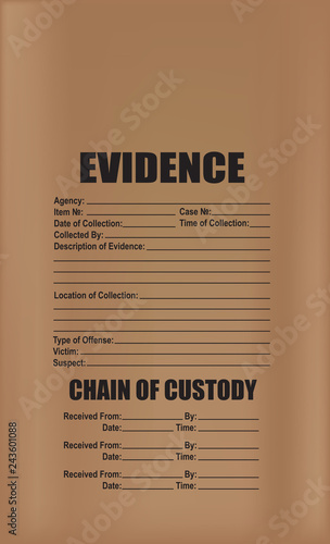 Paper Evidence Bag