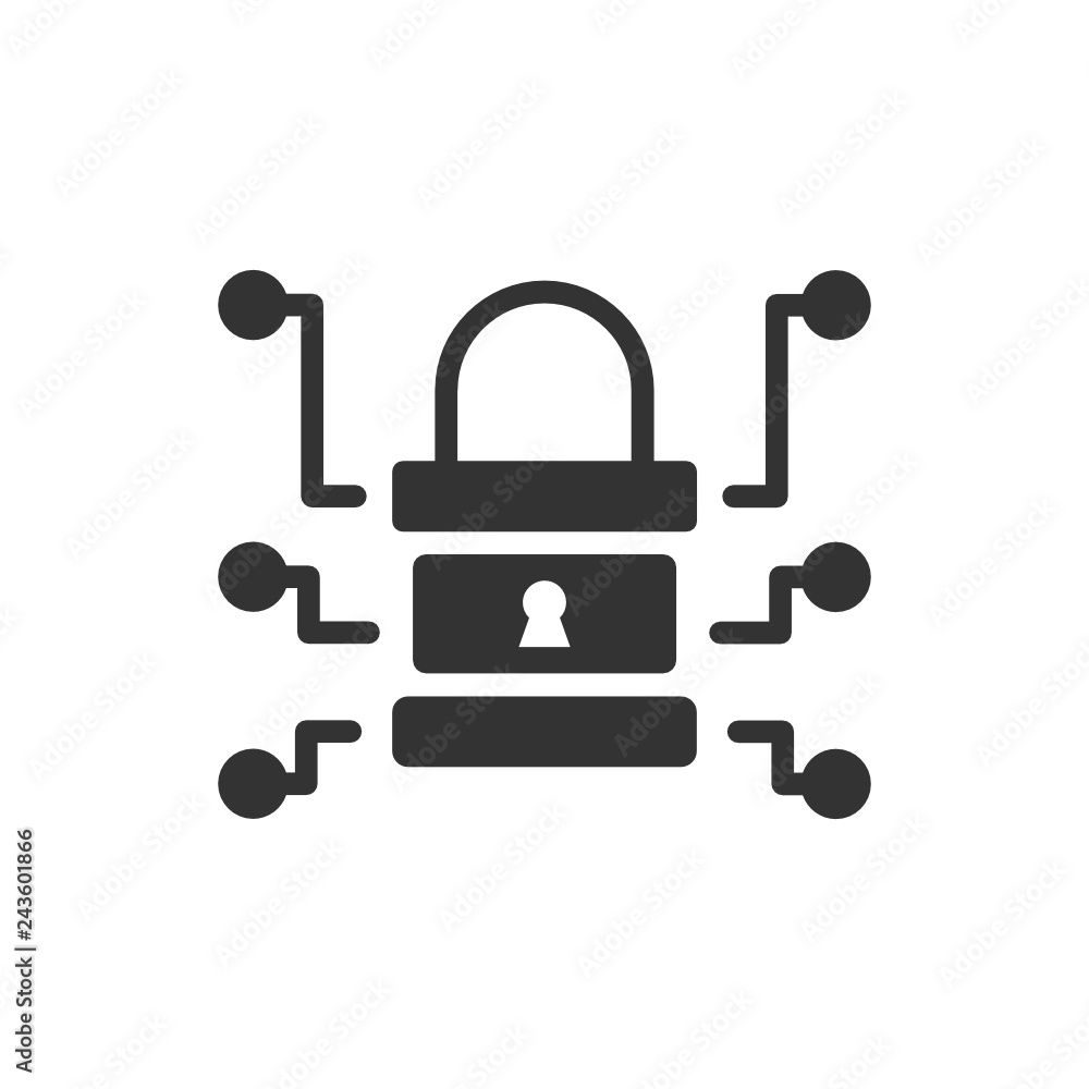 Fototapeta premium lock icon