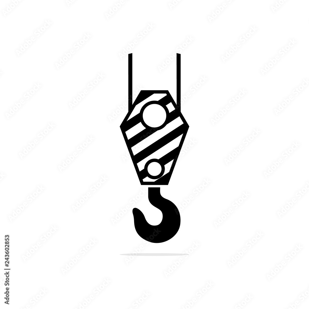 Hook icon. Vector concept illustration for design. Hook icon. Vector concept illustration for design.