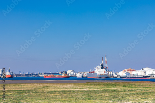 (神奈川県ｰ都市風景)京浜運河周辺の風景９ © moarave