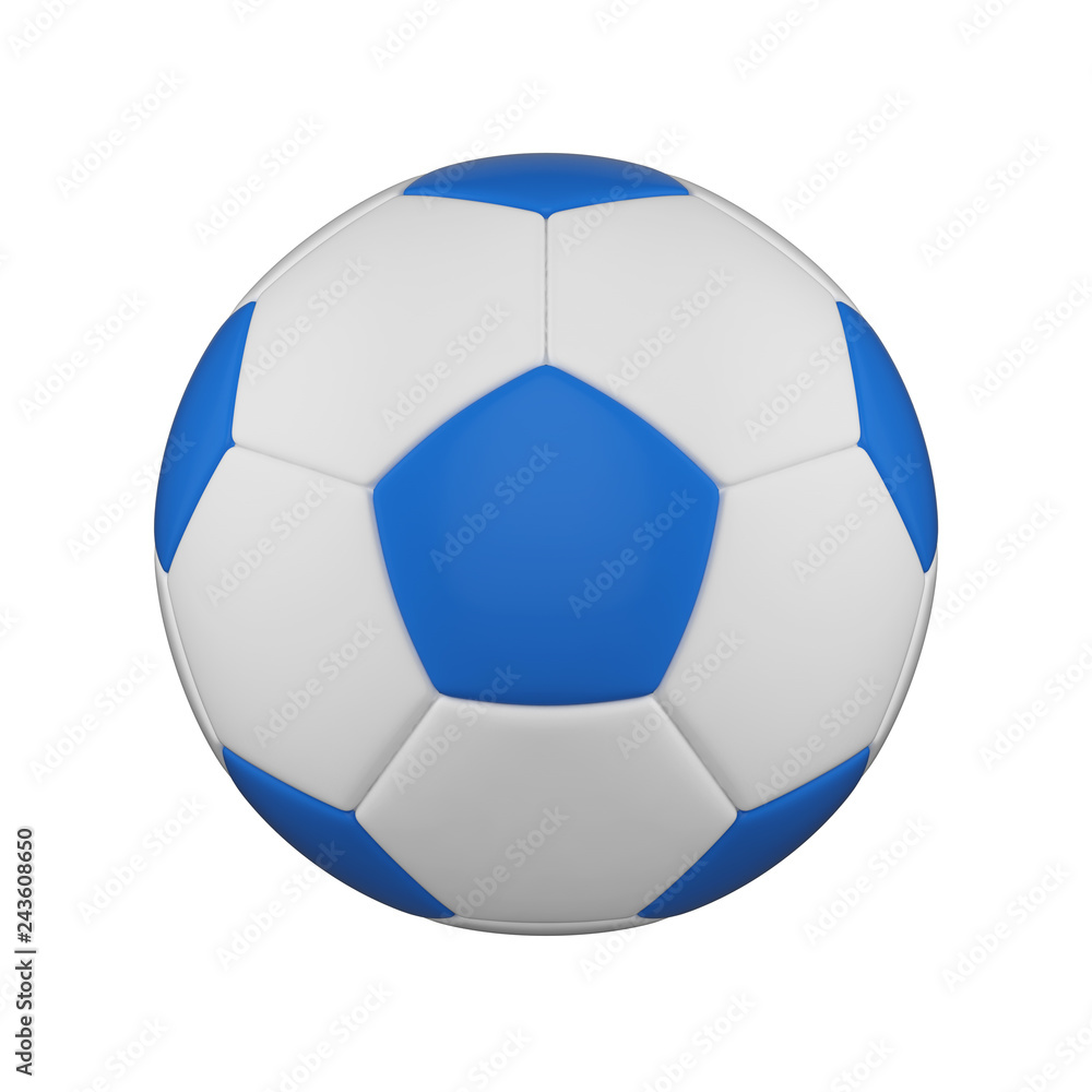 Soccer ball realistic 3d raster illustration. Isolated football ball. International sports competition, tournament. Soccer ball realistic 3d raster illustration. Isolated football ball. International sports competition, tournament.