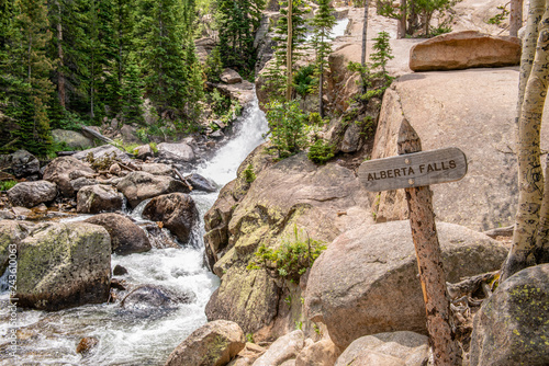 Alberta Falls in Rocky Mountain National Park, Colorado