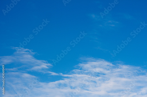 Beautiful Blue sky and cloud for background.cumulus. 