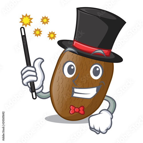Magician kiwifruit is placed on mascot plate