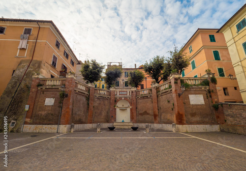 Monterotondo (Italy) - A city in metropolitan area of Rome, on the Sabina countryside hills. Here a view of nice historical center.