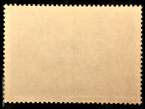 Old grunge postage stamp reverse side.Template for graphic designers.Vector illustration