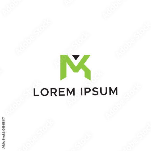 Free Download initial letter MK logo modern - GFXLoad