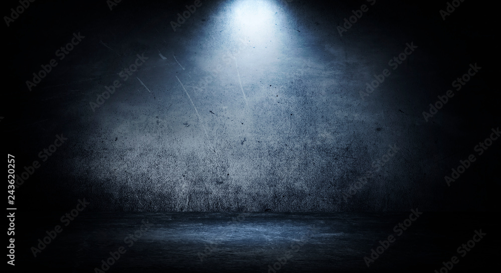 Empty black studio room. Dark background. Abstract dark empty studio room texture. Product showcase spotlight background. Dark Studio Gallery Empty black studio room. Dark background. Abstract dark empty studio room texture. Product showcase spotlight background. Dark Studio Gallery