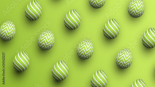 zielone pisanki tło wektor