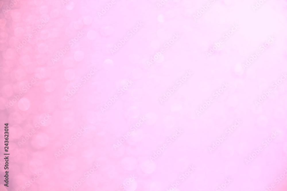 blur bokeh on pink background 