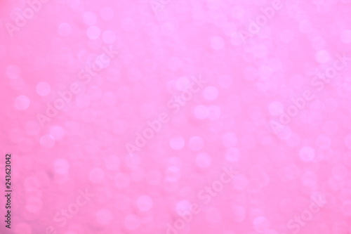 blur bokeh on pink background 