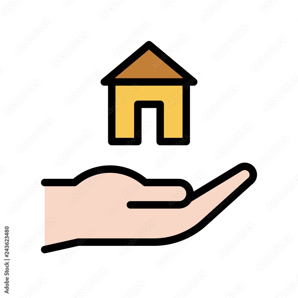 Home insurance vector, insurance related filled style editable stroke icon Home insurance vector, insurance related filled style editable stroke icon