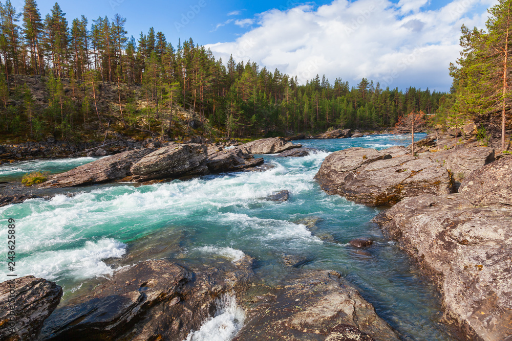 Sjoa river rapids Oppland Norway Scandinavia Sjoa river rapids Oppland Norway Scandinavia