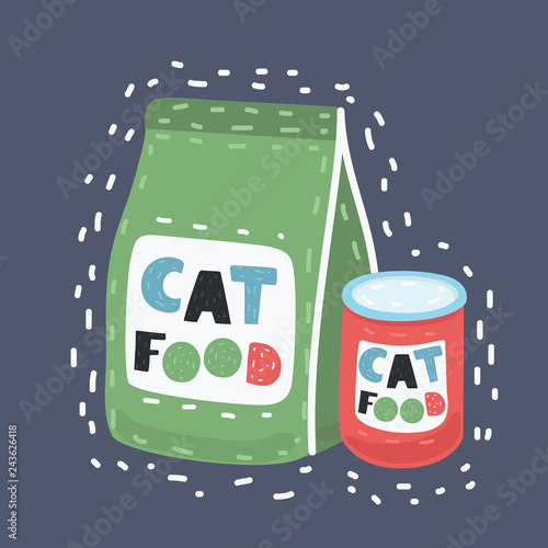 Pet food. Food for cats and dogs.