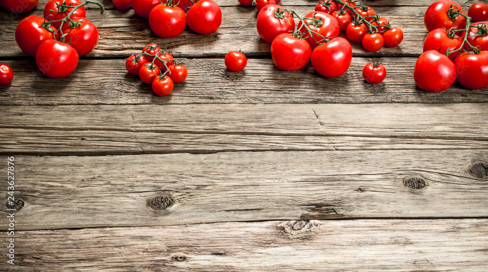 Fresh ripe tomatoes. Fresh ripe tomatoes.