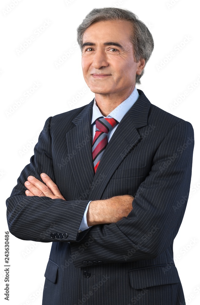 Portrait of a Confident Senior Businessman Portrait of a Confident Senior Businessman