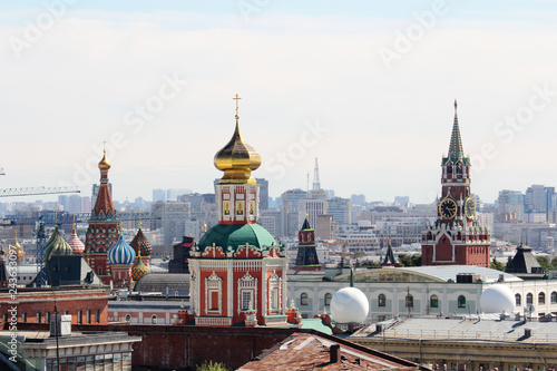 Panorama of Moscow Kremlin and Red Square, Russia