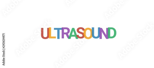 Ultrasound word concept