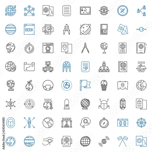world icons set