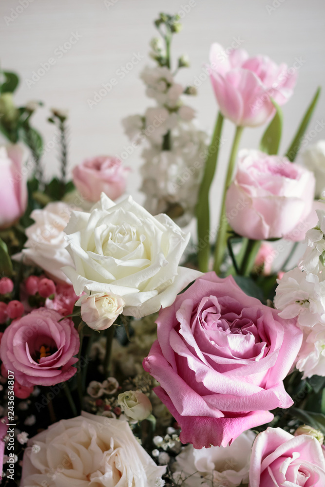 Obraz premium sweet rose flowers, shallow depth of field