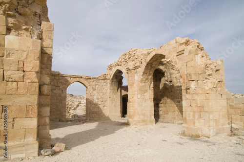 Ruins of Montreal (Crusader castle)  now called Shoubak , Jordan