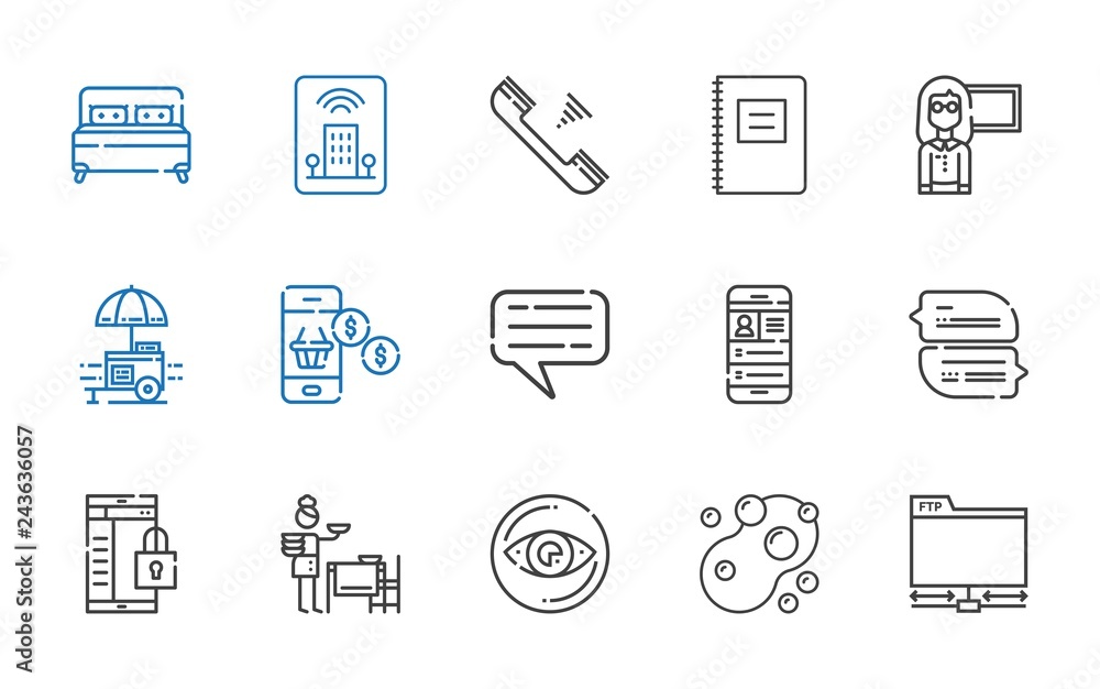 service icons set service icons set
