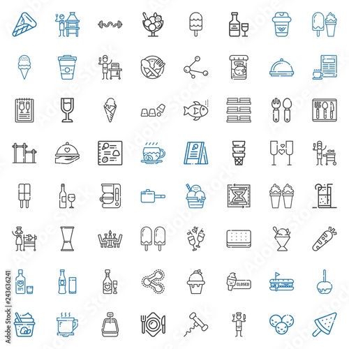menu icons set