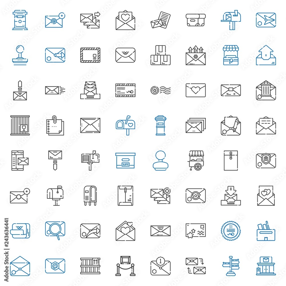 post icons set post icons set