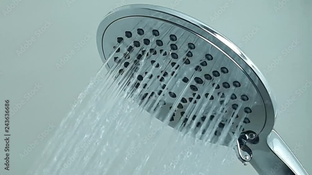 Water shoots out of shower head - 1 Water shoots out of shower head - 1