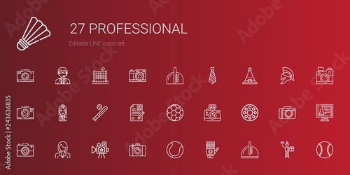professional icons set