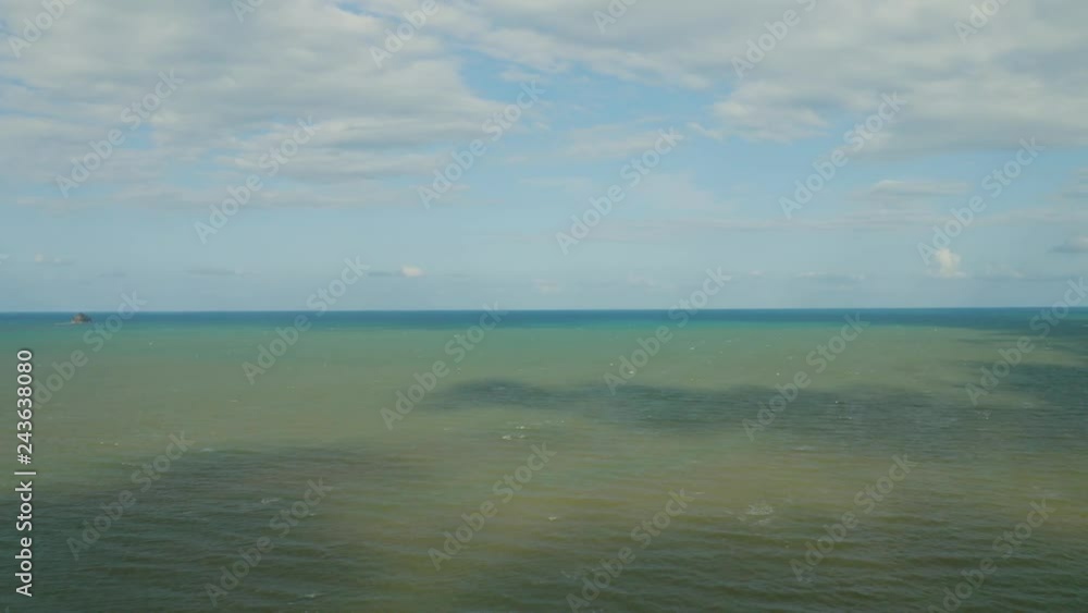 Aerial, beautiful view on the ocean Aerial, beautiful view on the ocean