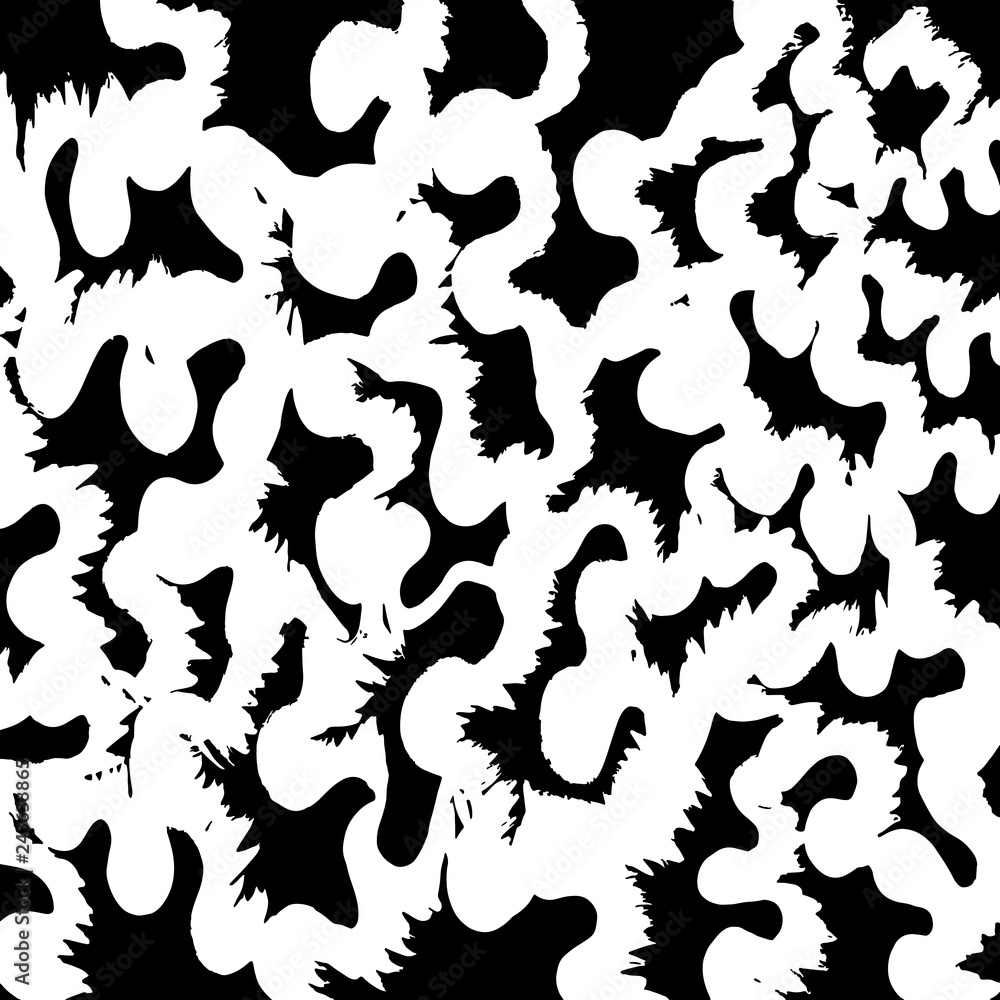Brush grunge pattern. White and black vector. Brush grunge pattern. White and black vector.