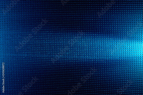 On a blue background in the point the horizontal white light beam © andreyfire