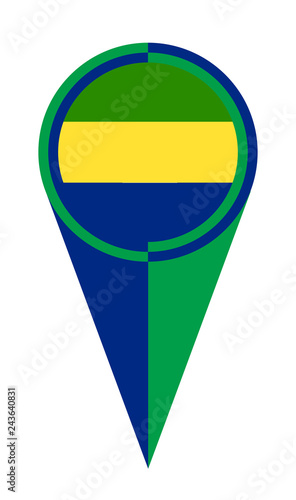 Gabon Map Pointer Location Flag Free Download Gabon Map Pointer Location Flag - GFXLoad
