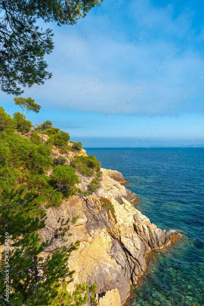 Landscape on Pointe du Layet in Le Lavandou Landscape on Pointe du Layet in Le Lavandou