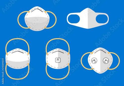  Various types of dust mask n95