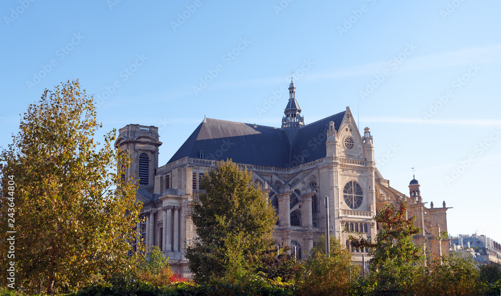 Saint-Eustache church in Paris city