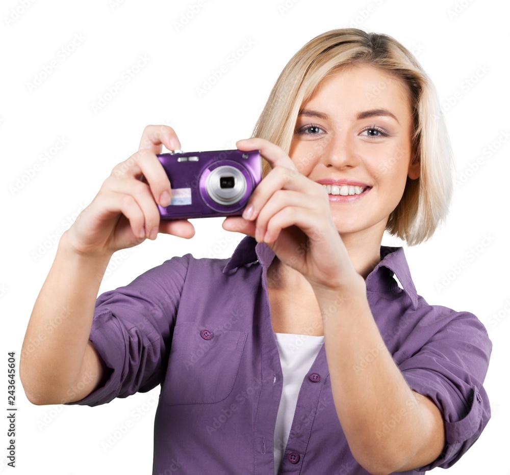 Woman Taking Photos Woman Taking Photos