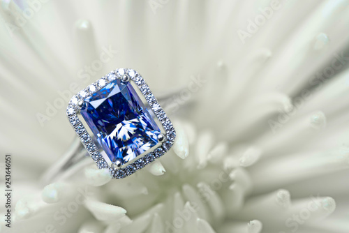 Εκτύπωση καμβά Sapphire Engagement Ring