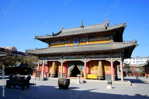 Five Pagoda Temple Building scenery, Hohhot city, Inner Mongolia autonomous region, China