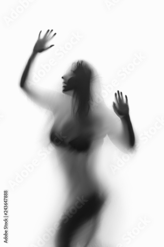 Silhouette of beautiful sex...