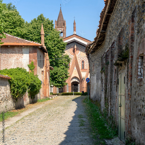 Abbey of Sant'Antonio di Ranverso in Piedmont, Italy photo