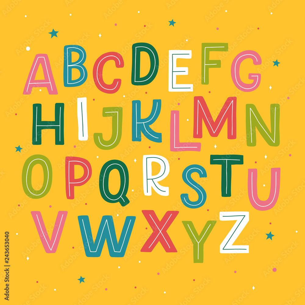 Cute hand drawn alphabet made in vector. Doodle letters for your design. Isolated characters. Handdrawn display font for DIY projects and kids design.
Cute hand drawn alphabet made in vector. Doodle letters for your design. Isolated characters. Handdrawn display font for DIY projects and kids design.
