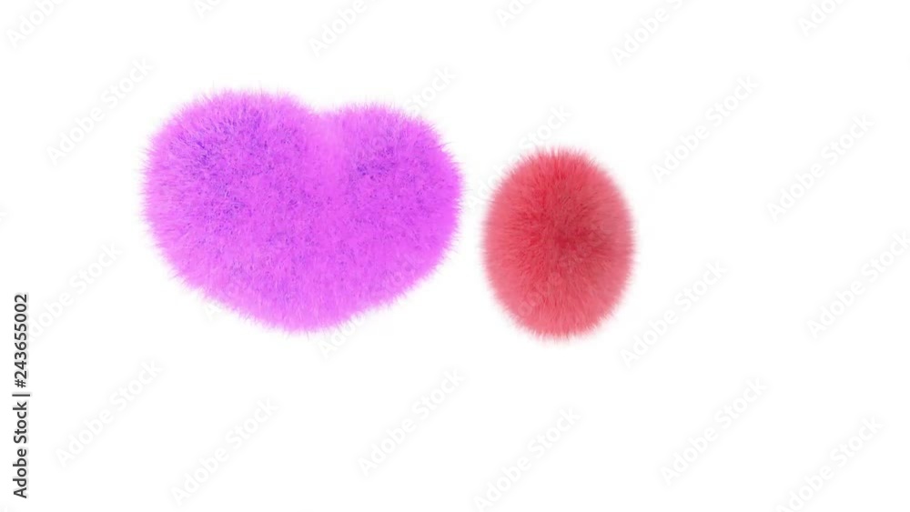 4k Red fluffy heart soft pillow or cushion for Valentine's day love or wedding day 4k Red fluffy heart soft pillow or cushion for Valentine's day love or wedding day