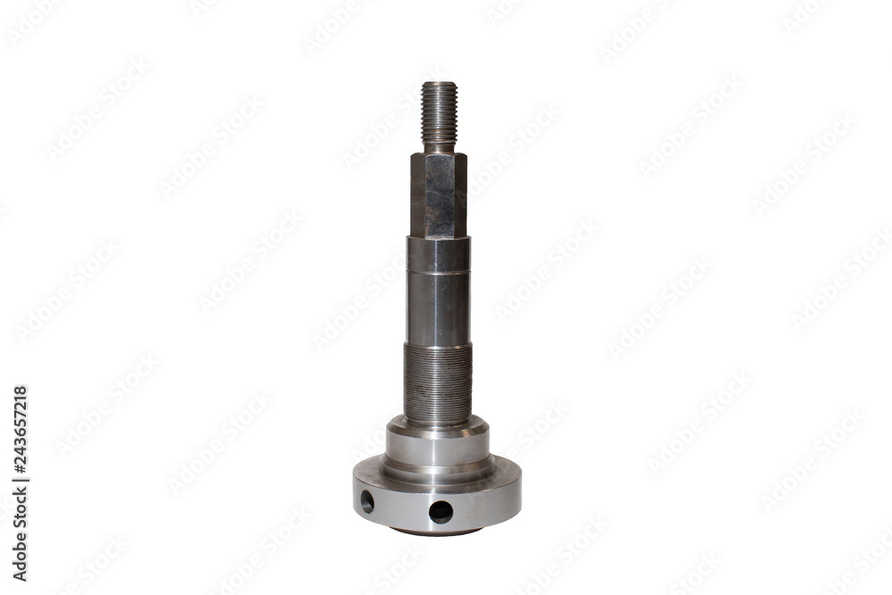 Isolated engine metallic sleeve / Cylinder Liner on a white background Isolated engine metallic sleeve / Cylinder Liner on a white background